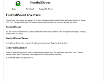 Tablet Screenshot of footballscout.anavi.org